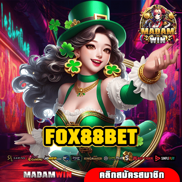 FOX88BET ทางเข้าใหญ่ เล่นเกมสล็อตผ่านมือถือ เบทขั้นต่ำ 1 บาท